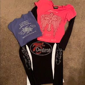 Harley-Davidson LOT Long Sleeved Tees